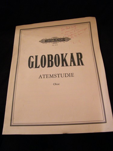 Partition globokar atemstudie - partition,