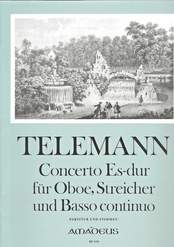 Noten telemann konzert - es,,