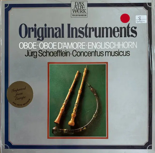 Jürg schaeftlein oboe - lp, ·