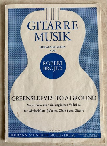 Noten greensleeves - noten,