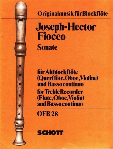 Sonate moll altblockflöte - sonate,