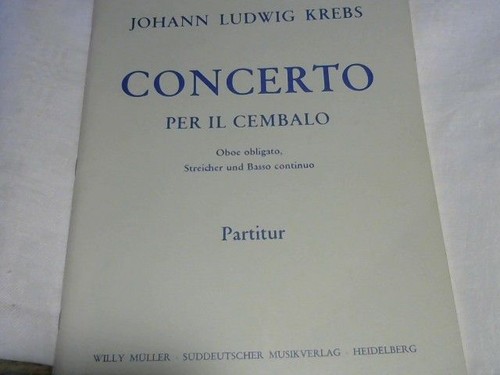 Cembalo konzert moll - h-moll, oboe
