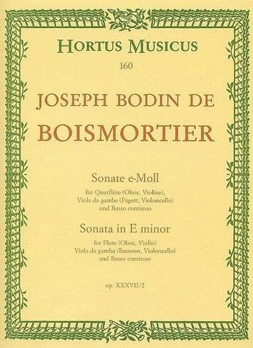 Sonate moll 2 flöte - sonate, 37/2.