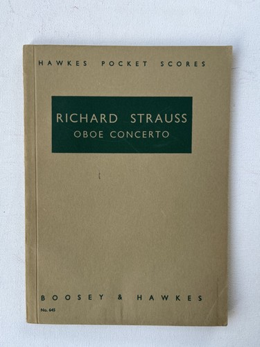 Noten strauss oboe - strauss.,